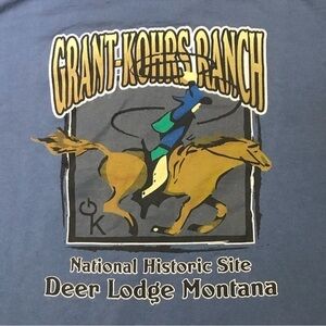Grant Kohrs Ranch deer lodge Montana long sleeve shirt HH